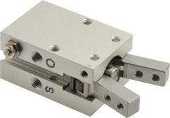 SMC PNEUMATICS - M5x0.8 Double Action Air Gripper - Internal & External Angular Gripper, 15 to 87 psi - Americas Industrial Supply