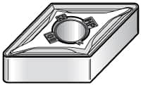 Kennametal - DNMG443 MP Grade KC5010 Carbide Turning Insert - TiAlN Finish, 55° Diamond, 1/2" Inscr Circle, 1/4" Thick, 3/64" Corner Radius - Americas Industrial Supply