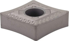 Kennametal - CNMG432 MS Grade K313 Carbide Turning Insert - Uncoated, 80° Diamond, 1/2" Inscr Circle, 3/16" Thick, 1/32" Corner Radius - Americas Industrial Supply