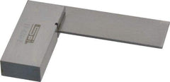 SPI - 2" Blade Length, 2" Base Length Spring Steel Square - 0.0005" (Parallel) & 0.001" (Square) Accuracy - Americas Industrial Supply