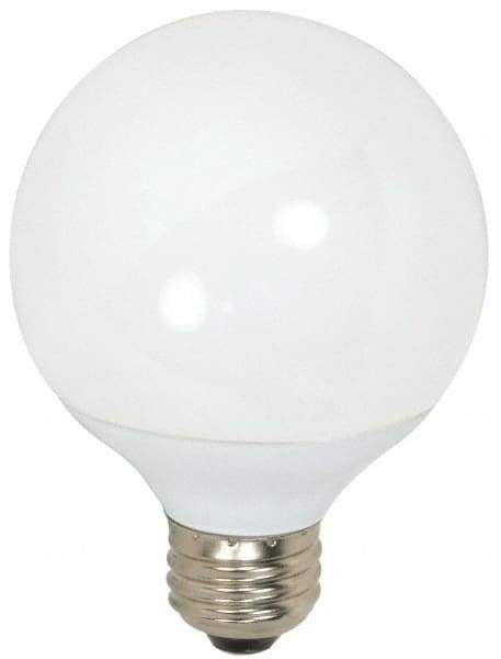 Value Collection - 9 Watt Fluorescent Decorative Medium Screw Lamp - 2,700°K Color Temp, 500 Lumens, G25, 10,000 hr Avg Life - Americas Industrial Supply