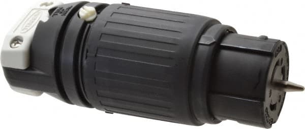 Hubbell Wiring Device-Kellems - 480 VAC, 50 Amp, NonNEMA Configuration, Industrial Grade, Self Grounding Connector - 1 Phase, 2 Poles, IP20, 0.83 to 1-1/4 Inch Cord Diameter - Americas Industrial Supply