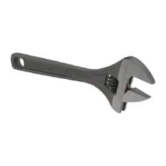 Paramount - 15/16" Jaw Capacity, 6" Standard Adjustable Wrench - Chrome Vanadium Steel, Black Finish - Americas Industrial Supply