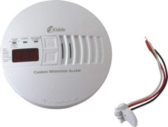 Kidde - AC, DC Wire In 120 Volt Carbon Monoxide Alarm - 85 dB Decibel Rating, 9V Battery Not Included, Tamper Resistant, Interconnectable - Americas Industrial Supply