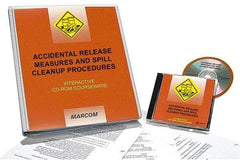 Marcom - Accidental Release Measures and Spill Cleanup Procedures, Multimedia Training Kit - 45 min Run Time CD-ROM, English & Spanish - Americas Industrial Supply