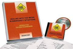 Marcom - Dealing with the Media in Emergency Situations, Multimedia Training Kit - 45 min Run Time CD-ROM, English & Spanish - Americas Industrial Supply