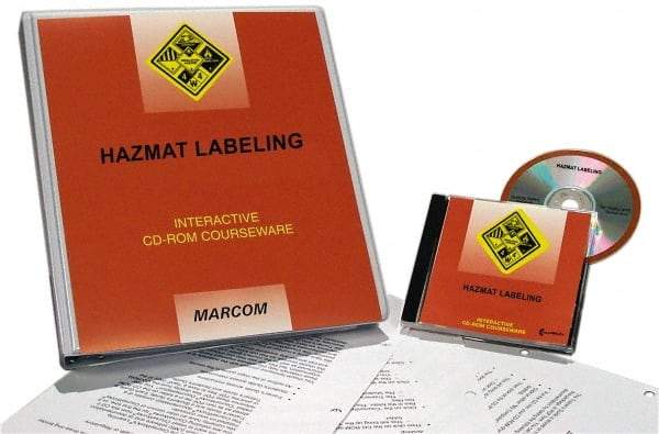 Marcom - HazMat Labeling, Multimedia Training Kit - 45 min Run Time CD-ROM, English & Spanish - Americas Industrial Supply