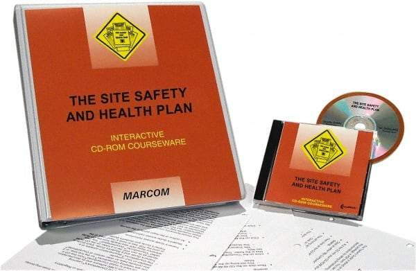 Marcom - The Site Safety & Health Plan, Multimedia Training Kit - 45 min Run Time CD-ROM, English & Spanish - Americas Industrial Supply