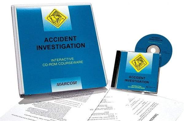 Marcom - Accident Investigation, Multimedia Training Kit - CD-ROM, English - Americas Industrial Supply