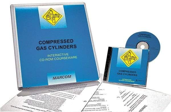 Marcom - Handling Compressed Gas Cylinders in the Laboratory, Multimedia Training Kit - 45 min Run Time CD-ROM, English & Spanish - Americas Industrial Supply