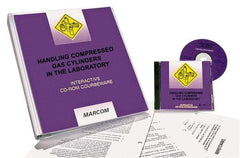 Marcom - Handling Compressed Gas Cylinders in the Laboratory, Multimedia Training Kit - 45 min Run Time CD-ROM, English & Spanish - Americas Industrial Supply