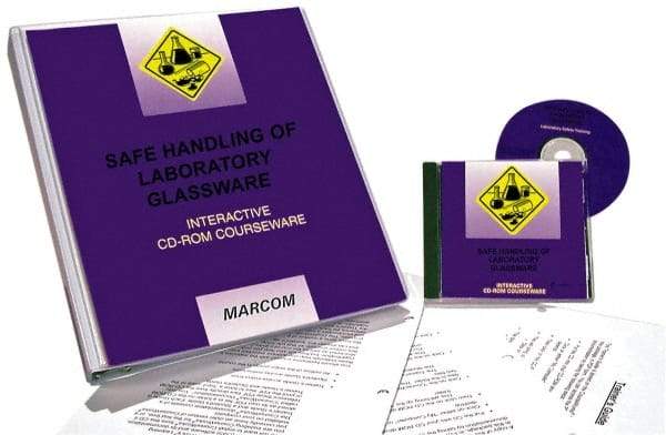 Marcom - Safe Handling of Laboratory Glassware, Multimedia Training Kit - 45 min Run Time CD-ROM, English & Spanish - Americas Industrial Supply