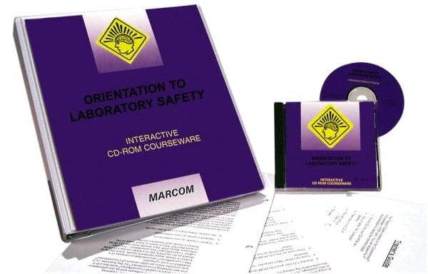 Marcom - Orientation to Laboratory Safety, Multimedia Training Kit - 45 min Run Time CD-ROM, English & Spanish - Americas Industrial Supply