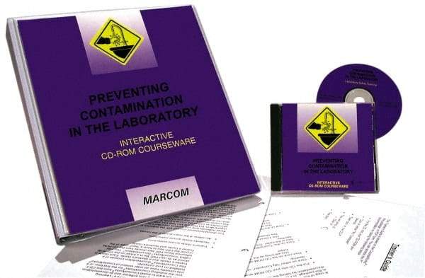 Marcom - Preventing Contamination in the Laboratory, Multimedia Training Kit - 45 min Run Time CD-ROM, English & Spanish - Americas Industrial Supply