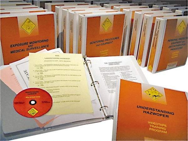 Marcom - All HAZWOPER Series Courses, Multimedia Training Kit - 45 min Run Time CD-ROM, 23 Courses, English & Spanish - Americas Industrial Supply