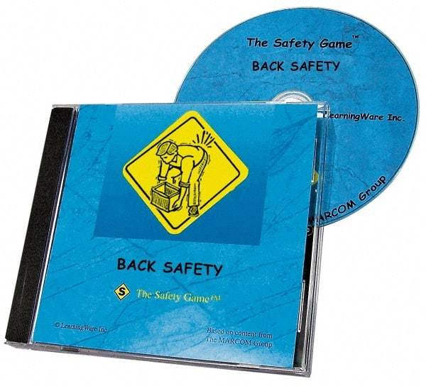 Marcom - Back Safety, Multimedia Training Kit - Computer Game, English - Americas Industrial Supply