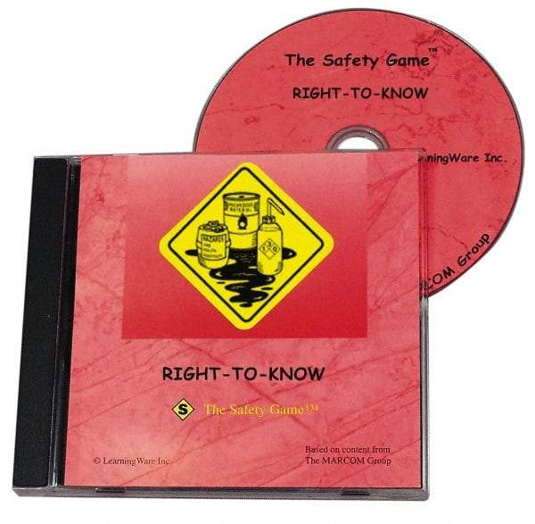 Marcom - Right to Know, Multimedia Training Kit - Computer Game, English - Americas Industrial Supply