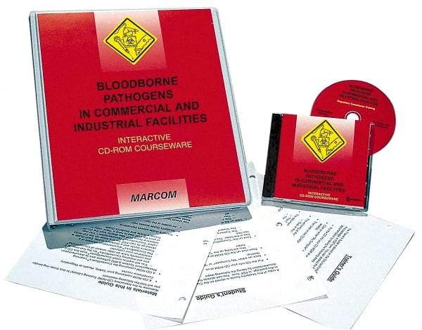 Marcom - Bloodborne Pathogens in Commercial and Industrial Facilities, Multimedia Training Kit - 45 min Run Time CD-ROM, English & Spanish - Americas Industrial Supply
