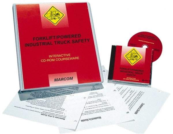 Marcom - Forklift/Powered Industrial Truck Safety, Multimedia Training Kit - 45 min Run Time CD-ROM, English & Spanish - Americas Industrial Supply