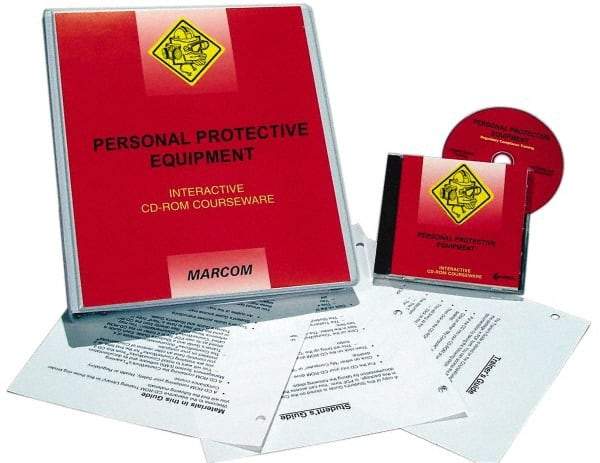 Marcom - Personal Protective Equipment, Multimedia Training Kit - 45 min Run Time CD-ROM, English & Spanish - Americas Industrial Supply