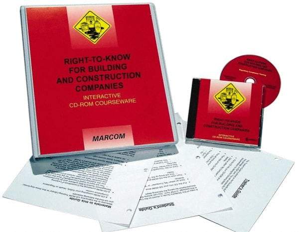 Marcom - Right to Know, Multimedia Training Kit - 45 min Run Time CD-ROM, English & Spanish - Americas Industrial Supply