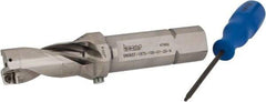 Iscar - 1.88" Max Drill Depth, 2xD, 15/16" Diam, Indexable Insert Drill - 1" Shank Diam, Straight Shank - Americas Industrial Supply