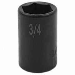 SK - Impact Socket - 3/8"DR 6PT 3/4" SEMI-DEEP IMPACT SOCKET - Americas Industrial Supply