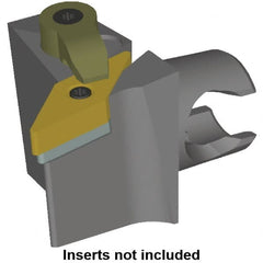 Kennametal - Left Hand Cut, Size KM20, VN.. Insert Compatiblity, Modular Turning & Profiling Cutting Unit Head - 12.5mm Ctr to Cutting Edge, 30mm Head Length, Series KM Mini - Americas Industrial Supply
