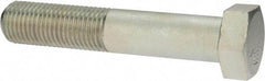 Value Collection - 1-1/2 - 6 UNC, 8" Length Under Head Hex Head Cap Screw - Partially Threaded, Grade 5 Steel, Zinc-Plated Finish, 2-1/4" Hex - Americas Industrial Supply
