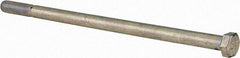 Value Collection - 1/2-13 UNC, 10" Length Under Head Hex Head Cap Screw - Partially Threaded, Grade 5 Steel, Zinc-Plated Finish, 3/4" Hex - Americas Industrial Supply