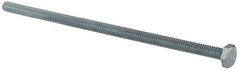 Made in North America - 1/4-20 UNC, 6" Length Under Head Hex Head Cap Screw - Fully Threaded, Grade 5 Steel, Zinc-Plated Finish, 7/16" Hex - Americas Industrial Supply