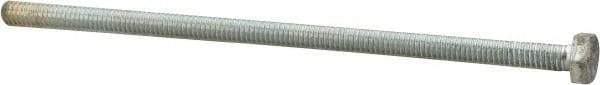 Made in North America - 5/16-18 UNC, 6-1/2" Length Under Head Hex Head Cap Screw - Fully Threaded, Grade 5 Steel, Zinc-Plated Finish, 1/2" Hex - Americas Industrial Supply
