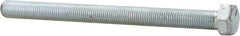 Made in North America - 3/8-24 UNF, 4-1/2" Length Under Head Hex Head Cap Screw - Fully Threaded, Grade 5 Steel, Zinc-Plated Finish, 9/16" Hex - Americas Industrial Supply