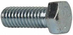 Value Collection - 7/16-14 UNC, 1-1/8" Length Under Head Hex Head Cap Screw - Fully Threaded, Grade 5 Steel, Zinc-Plated Finish, 5/8" Hex - Americas Industrial Supply