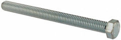 Made in North America - 7/16-14 UNC, 5" Length Under Head Hex Head Cap Screw - Fully Threaded, Grade 5 Steel, Zinc-Plated Finish, 5/8" Hex - Americas Industrial Supply