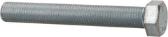 Made in USA - 7/16-20 UNF, 3" Length Under Head Hex Head Cap Screw - Fully Threaded, Grade 5 Steel, Zinc-Plated Finish, 5/8" Hex - Americas Industrial Supply