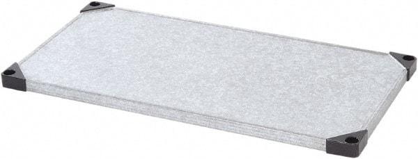 Quantum Storage - 1 Shelf Wire Shelving Unit - 72" Wide x 21" Deep x 2" High, - Americas Industrial Supply