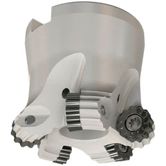 Iscar - 5" Cut Diam, 0.39" Max Depth, 1-1/2" Arbor Hole, 7 Inserts, RC.. Insert Style, Indexable Copy Face Mill - FRW Cutter Style, 2.38" High, Series MillShred - Americas Industrial Supply