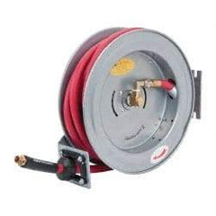 PRO-SOURCE - 35' Spring Retractable Hose Reel - 300 psi, Hose Included - Americas Industrial Supply