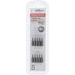 Wiha - 1/4" Drive IP4 Torx Plus Screwdriver Bit - 1" OAL, Insert Bit - Americas Industrial Supply