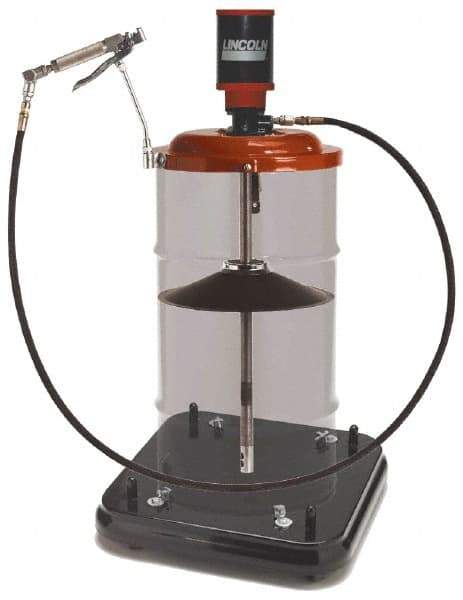 Lincoln - Grease Lubrication 168 Cu In/min Flow Aluminum Air-Operated Pump - For 120 Lb Container - Americas Industrial Supply