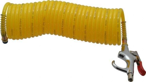 Value Collection - 1/4" ID Thumb Lever Air Gun - 25' Nylon Hose - Americas Industrial Supply