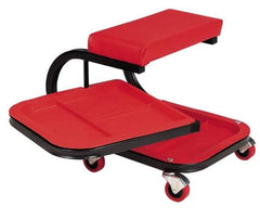 Whiteside - 240 Lb Capacity, 4 Wheel Creeper Seat with Swivel Tray - Steel, 19" Long x 15-1/4" High x 14" Wide - Americas Industrial Supply