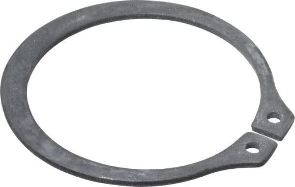 Value Collection - 1.232" Groove Diam, 1-5/16" Shaft Diam, Phosphate Spring Steel, Snap External Retaining Rings - 0.056" Groove Width, 0.05" Ring Thickness - Americas Industrial Supply