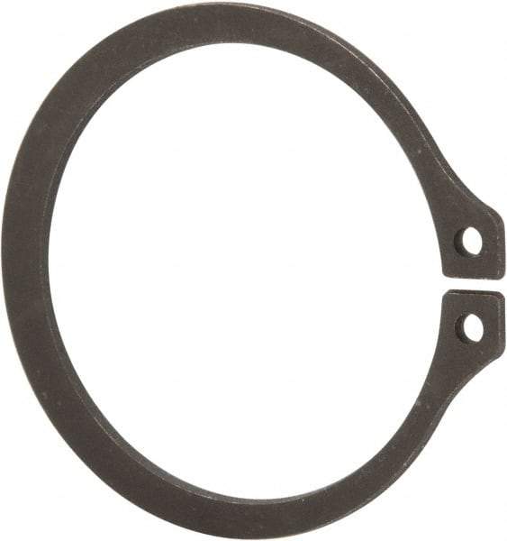 Value Collection - 1.35" Groove Diam, 1-7/16" Shaft Diam, Phosphate Spring Steel, Snap External Retaining Rings - 0.056" Groove Width, 0.05" Ring Thickness - Americas Industrial Supply