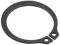 Value Collection - 0.733" Groove Diam, 25/32" Shaft Diam, Phosphate Spring Steel, Snap External Retaining Rings - 0.046" Groove Width, 0.025" Ring Thickness - Americas Industrial Supply