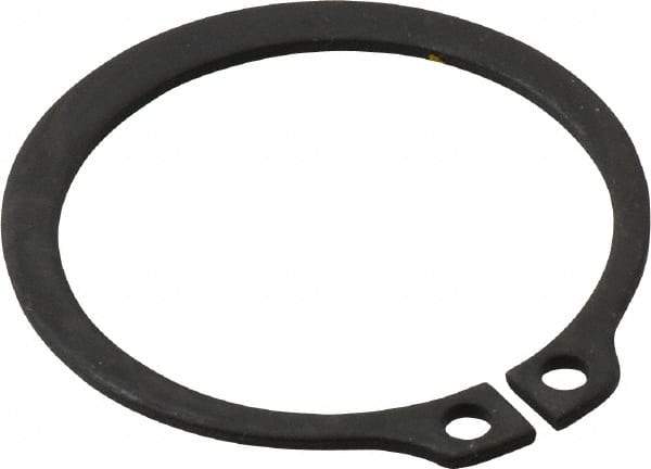Value Collection - 1.529" Groove Diam, 1-5/8" Shaft Diam, Phosphate Spring Steel, Snap External Retaining Rings - 0.068" Groove Width, 0.062" Ring Thickness - Americas Industrial Supply