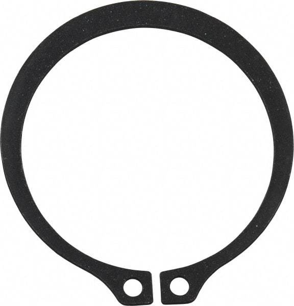 Value Collection - 1.769" Groove Diam, 1-7/8" Shaft Diam, Phosphate Spring Steel, Snap External Retaining Rings - 0.068" Groove Width, 0.062" Ring Thickness - Americas Industrial Supply
