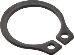 Value Collection - 0.352" Groove Diam, 3/8" Shaft Diam, Phosphate Spring Steel, Snap External Retaining Rings - 0.029" Groove Width, 0.025" Ring Thickness - Americas Industrial Supply