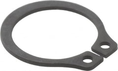 Value Collection - 0.382" Groove Diam, 13/32" Shaft Diam, Phosphate Spring Steel, Snap External Retaining Rings - 0.029" Groove Width, 0.025" Ring Thickness - Americas Industrial Supply